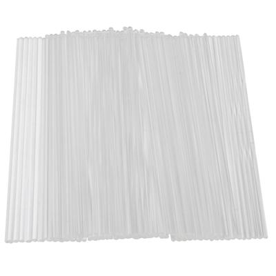 ABJI-100 Pieces Acrylic Lollipop Sticks Clear Reusable Acrylic Rods For Making Lollipops Cake Pops Candies Chocolates