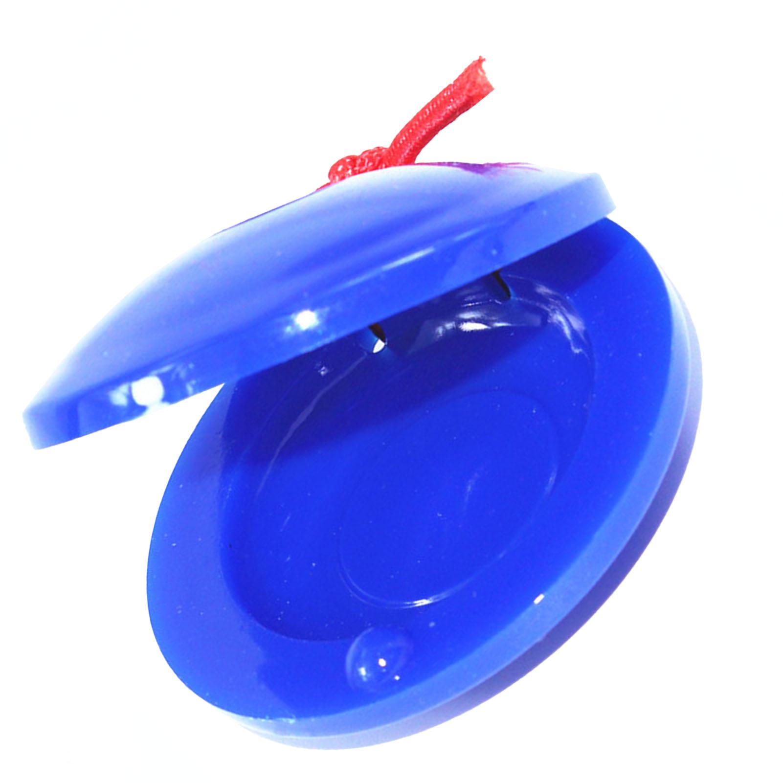 

Детские пальчиковые кастаньеты Пластиковые кастаньеты Музыкальный инструмент Ритмическая развивающая игрушка для детей Dark Blue