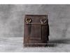 Retro Mini Leather Crossbody Bag - Men's Chest & Waist Phone Bag, Top Layer Cowhide