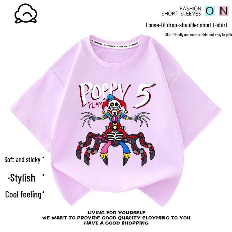 Poppy Playtime Prototyp Short Sleeve Children's Summer T-Shirt