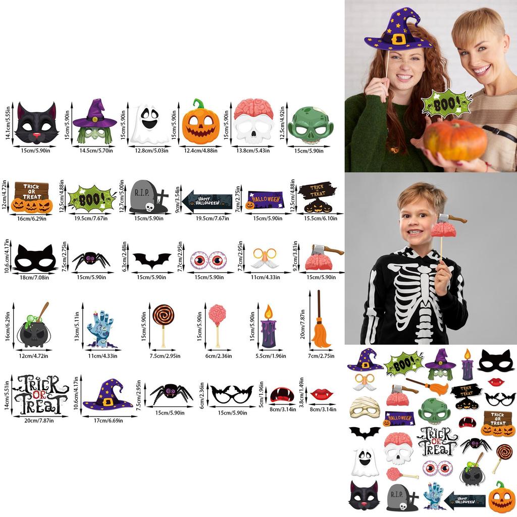 Ghost Halloween Themed Pumpkin Pattern Party Atmosphere Creation Props Photo