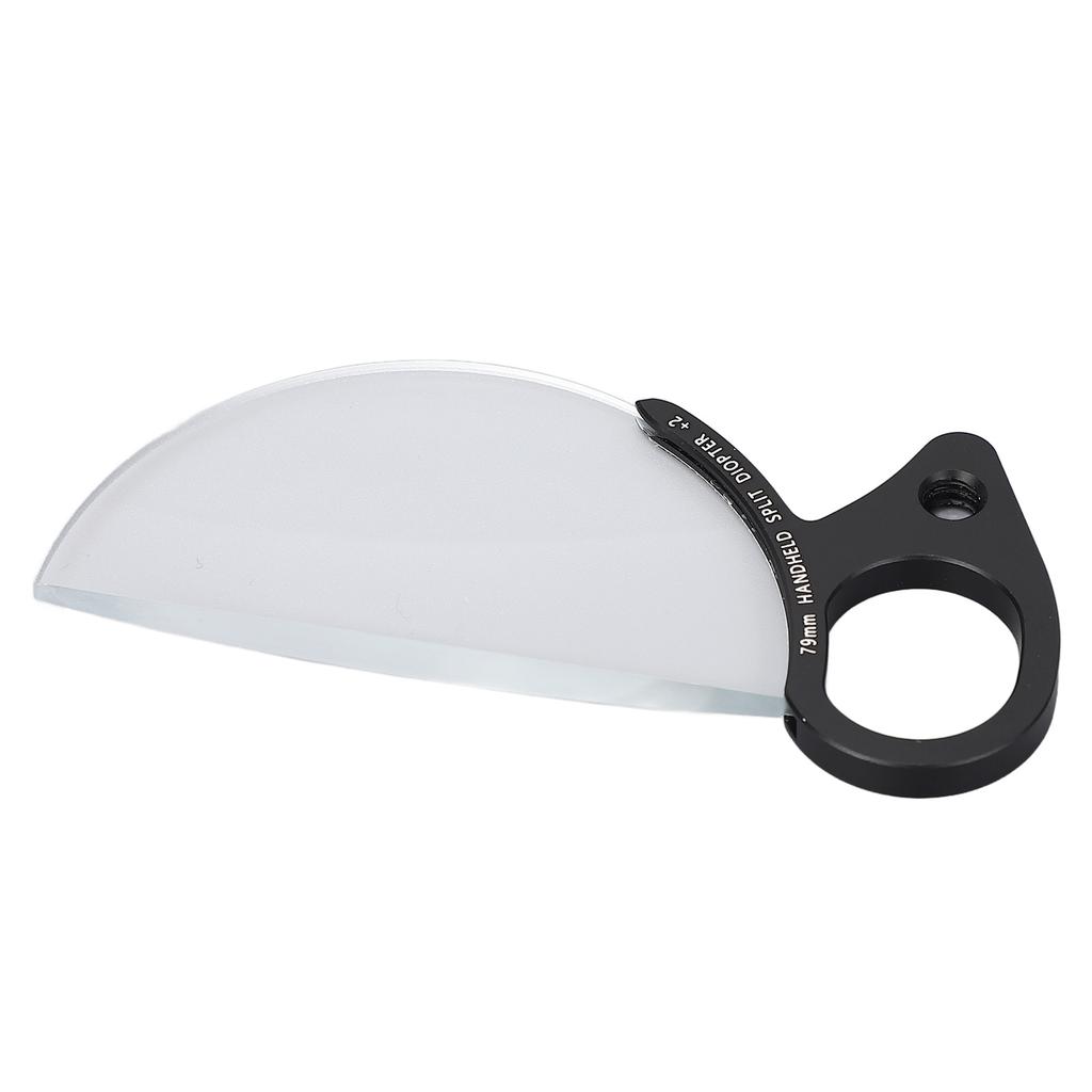 79mm Handheld Split Diopter Filter Special Effect Filter Photography Semicircular Foreground Blur Prism Filter for