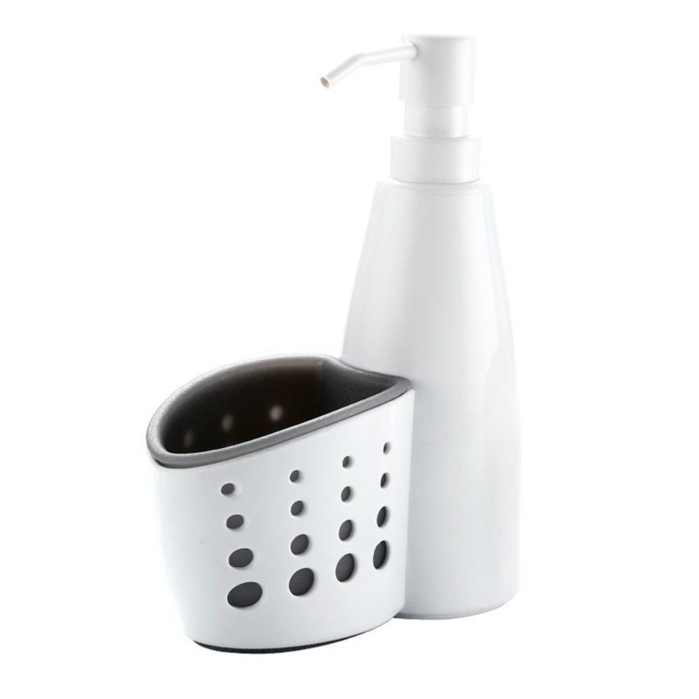 400ml Liquid Dispenser Anti-slip Sponge Holder Convenient Detergent Storage Box  Washbasin