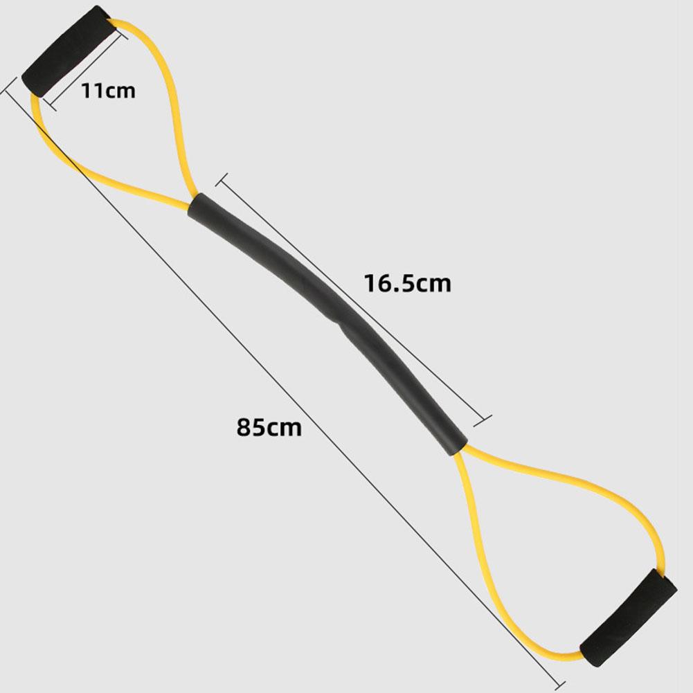 Boxing Resistance Band with Handles Exercise Training Expander Figure 8 Yoga Gym Fitness Pulling Rope for Arm Strength Training