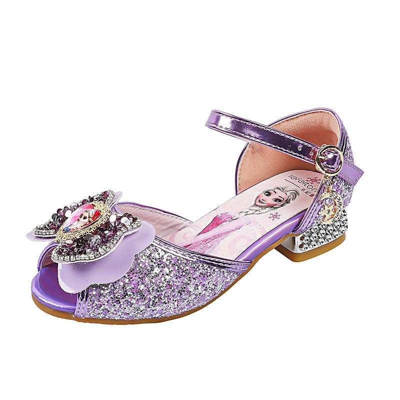 Toddler Girls' Summer Bowknot Princess High Heel Sandals
