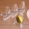 5/10PCS Triangle Display Stand, Transparent Stand, Coins, Photos, Badges, Card Display Stand, Back To School Desktop Decoration