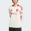 Adidas Aeroready Liverpool Fc 25/26 Away Jersey Moisture-Wicking V-Neck Slim Fit Pullover Long Sleeve Football Shirt Men Jersey JV6448