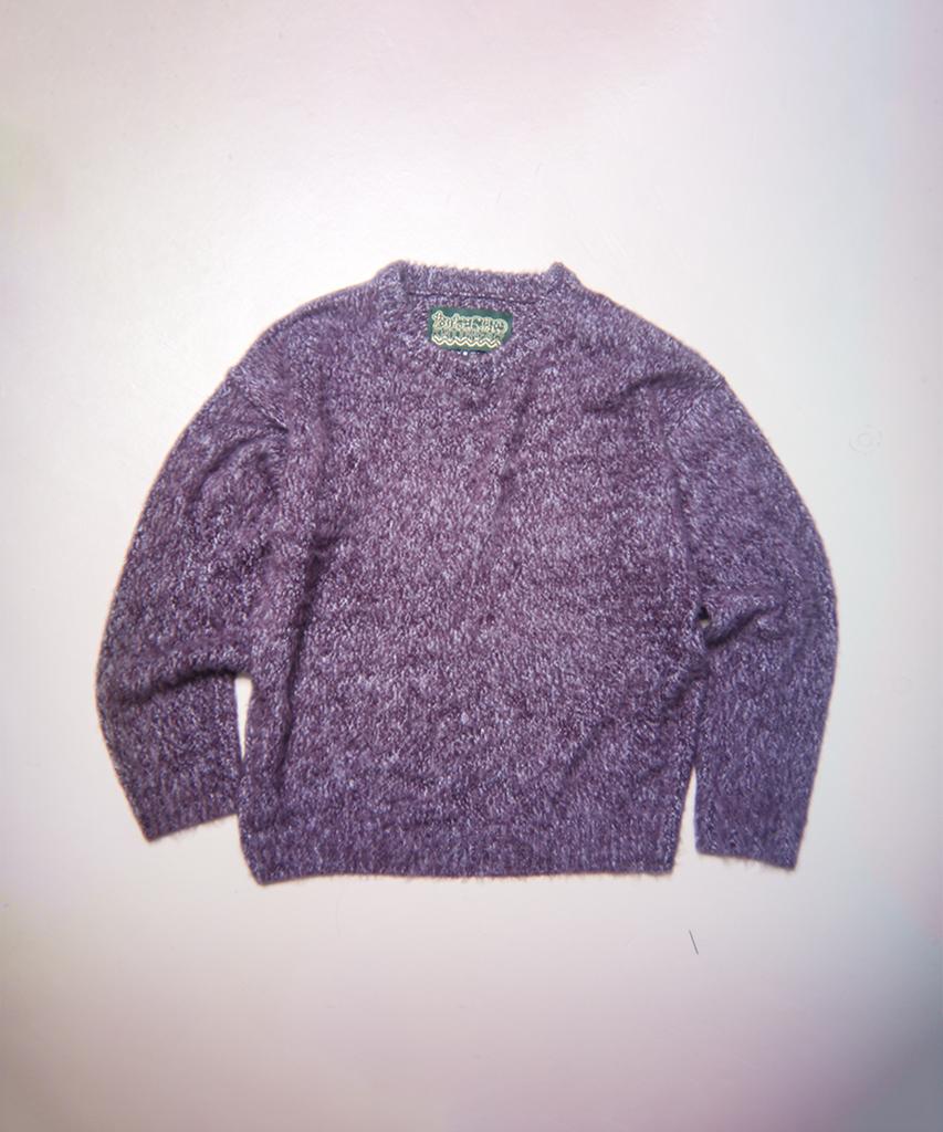 TOWTOW ARCHIVE Cozy Fuzzy Sweater Purple