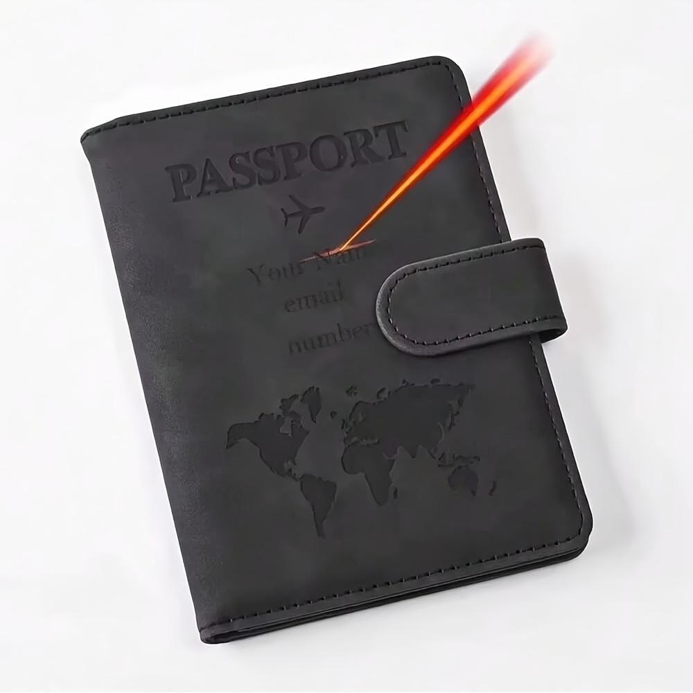 Custom Passport Cover, Monogrammed Engraved Name Passport Cover, Passport Holder, Wedding Bridesmaid Groomsman Gift