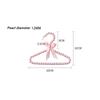 1Pc Baby Hangers For Clothes Kids Pet Pearl Plastic Hanger Child Clothes Rack Pet Dog Mini Hangers Wardrobe Baby Coat Rack