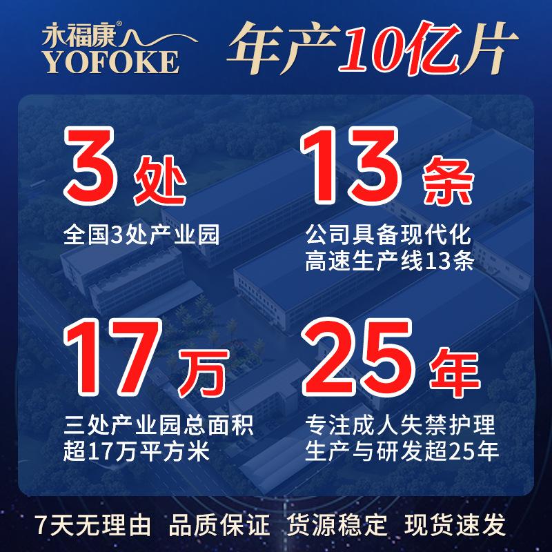 Yongfukang Adult Disposable Urine Pads, Unisex, 60x90 cm, 30 Pack