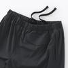 MUJI Windproof Easy Size BE1XOA5A Women's Fleece-Lined Pants, Black, L,
