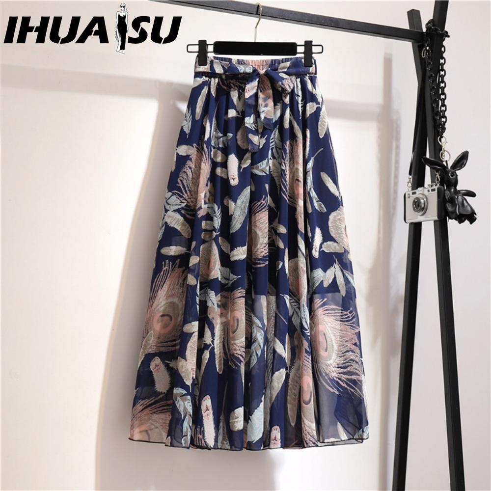 

IHUASU 17 цветов Женская модная повседневная летняя весенняя юбка one size