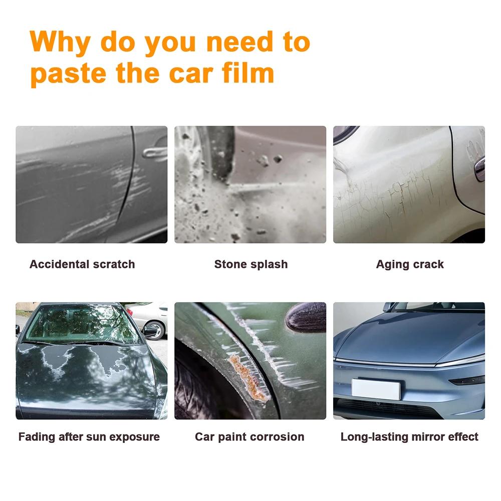 10Mil TPU Scratch Resistant Car Paint Protection Film For Tesla Model Y Juniper 2025 2026-up Clear Bra PPF Decal Accessories