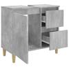 Vidaxl Bathroom Cabinet, Concrete Grey, 65X33X60 Cm