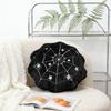 Spider Web Halloween Bar Theme Plush Pillow With Embroidered Animal Pattern For Home Decor
