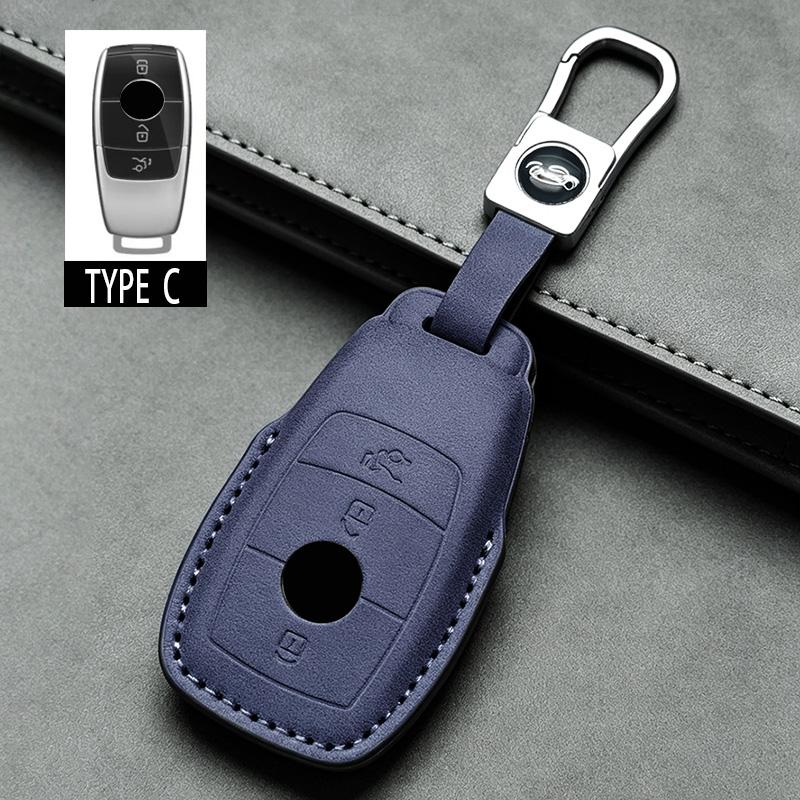 Car Key Case Cover Fob For Mercedes Benz C260 A200 W177 W205 W222 X167 Amg S400 A E C S Glc Cle Cla Glb Gla Class Accessories