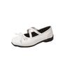 Fashionable and Comfortable Shoes Women Summer Outside Wear Bow Mary Jane Shoes Flat Bottom Square Head Single Shoes