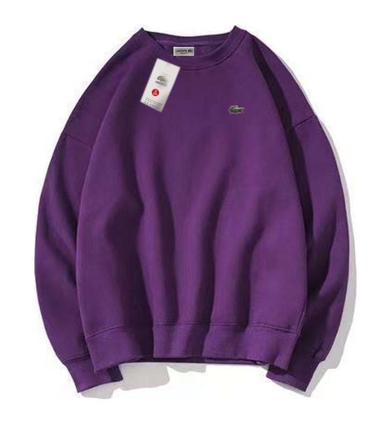 Unisex Bluza z Logo Krokodyla Luźny Krój - Casualowy Pulower z Okrągłym Dekoltem i Długim Rękawem na Jesień/Zimę