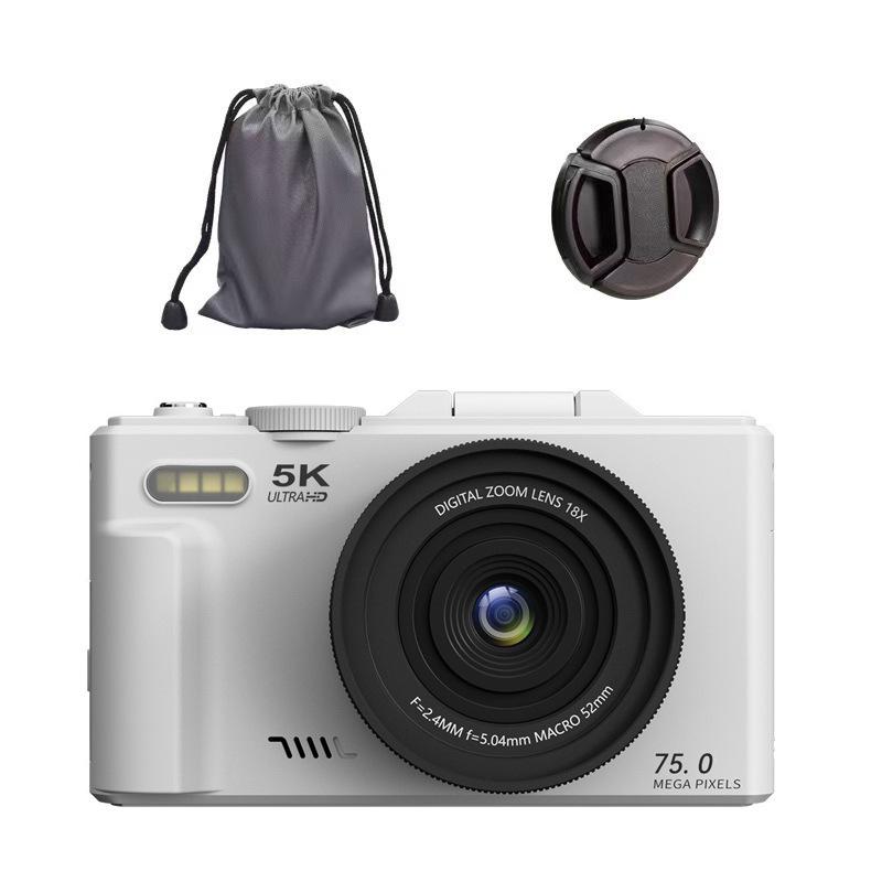 3-Inch Flip Screen WIFI 75MP 5K HD Beauty Digital Camera with CCD