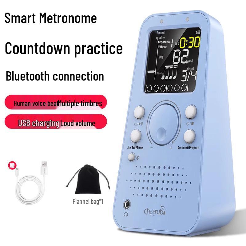 Little Angel WSM-289 Piyano, Gitar, Guzheng ve Davul Ritimleri için Çok Fonksiyonlu Elektronik Metronom.