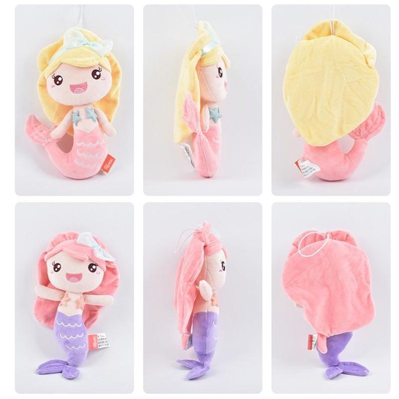 Soft And Cuddly Mermaid Princess Plush Toy With Long Hair For Girls