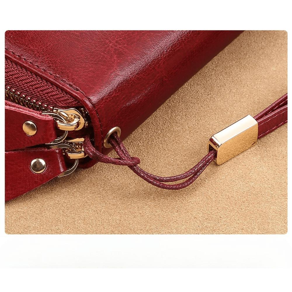 Long Wallet, Women's Hand Wallet, Card Bag, Integrated Large-capacity Double Zipper Wallet, Mobile Phone Bag