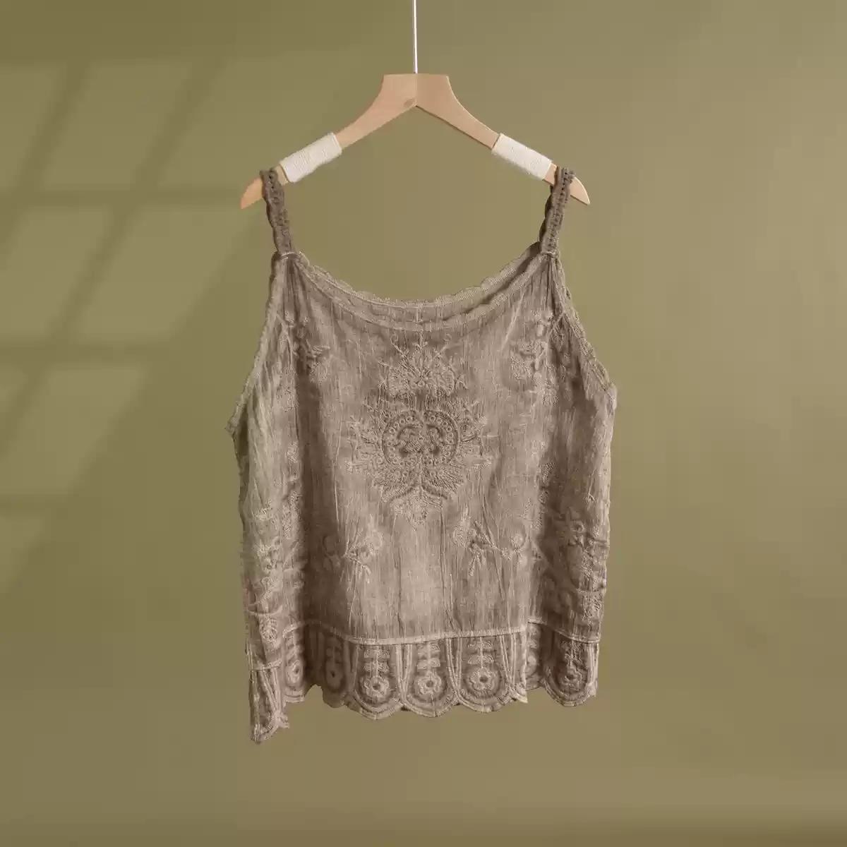 

DIMANAF 2025 Летняя женская базовая футболка без рукавов Модные топы Футболки Повседневные свободные белые футболки One size