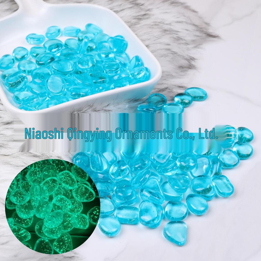 Luminous Starry Pebble: Glowing Stones for Gardens, Fish Tanks, and Bonsai Decor.