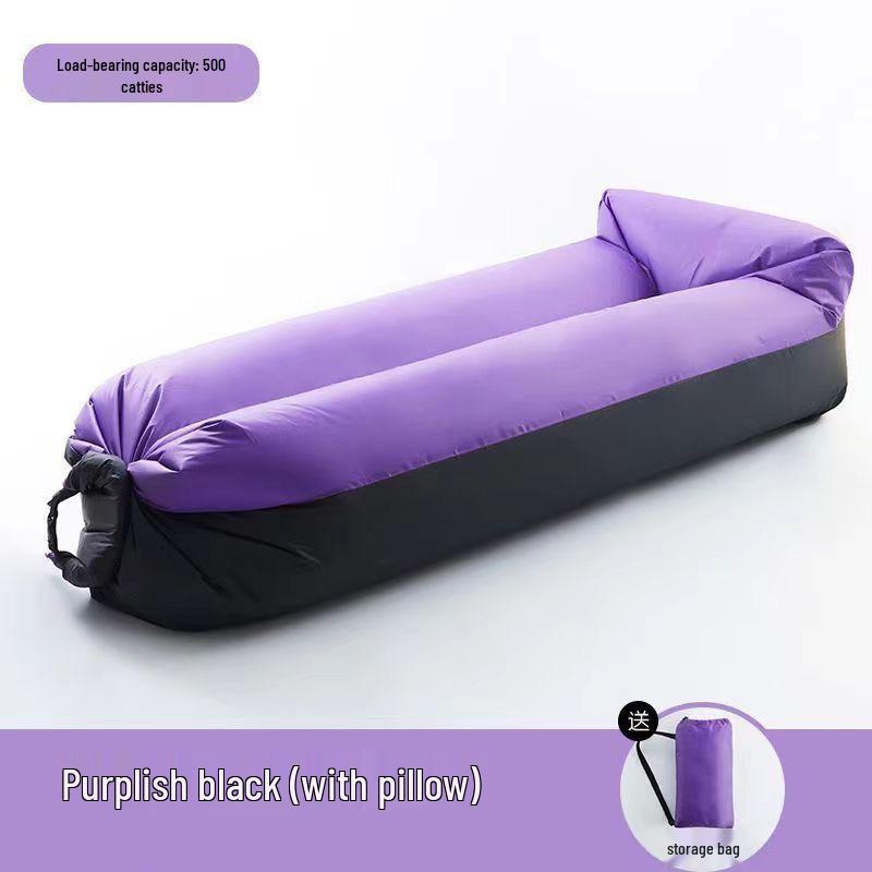 Portable Outdoor Inflatable Sofa with Pillow - Double Air Bed for Music Festivals