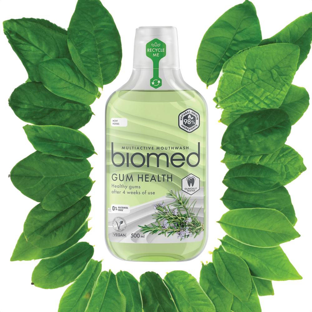 Płyn do płukania ust Biomed Gum Health naturalna ochrona dziąseł 500 ml