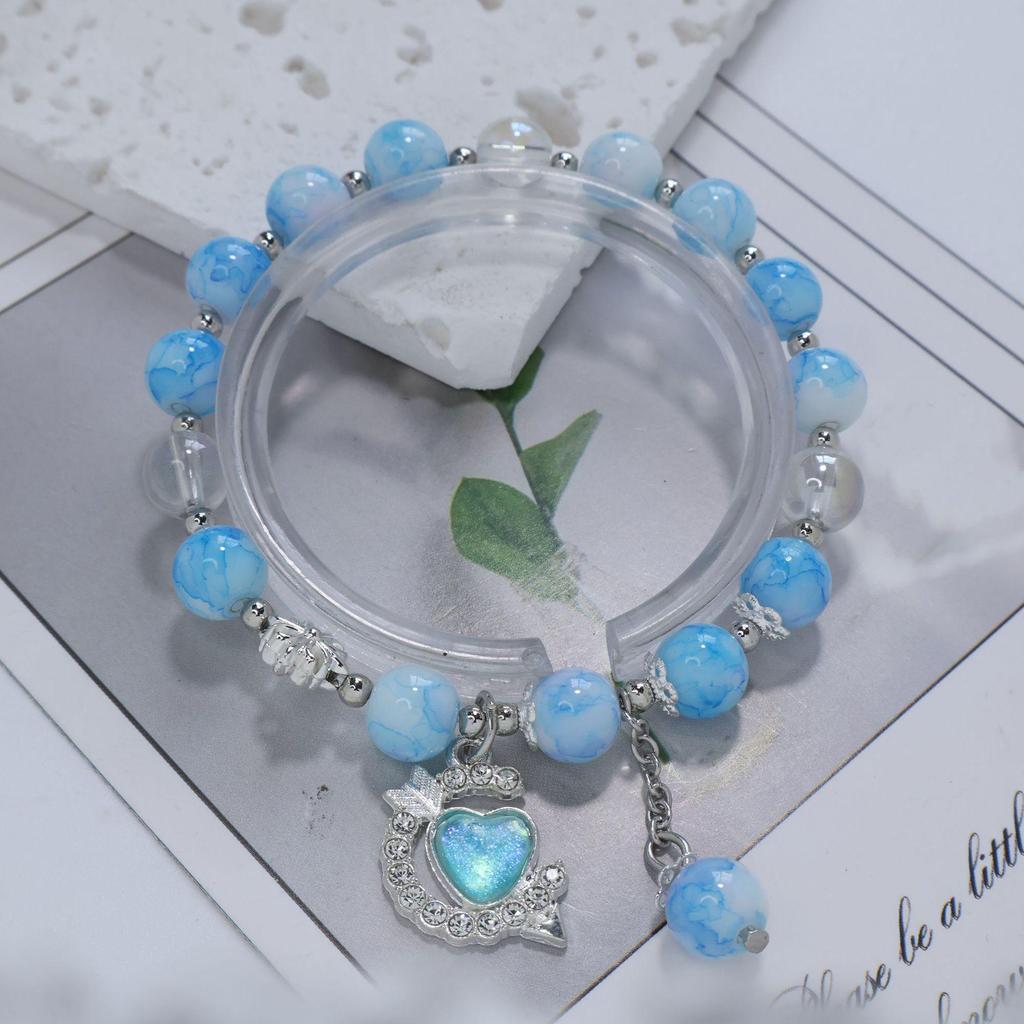 Mori Style Mermaid Crystal Bracelet – Versatile Niche Design for Women, Ideal for Students and Best Friends