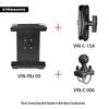 Heavy-Duty Outdoor Tablet Stand with U-bolt Round Tube Mount for 7-14 Inch Tablets