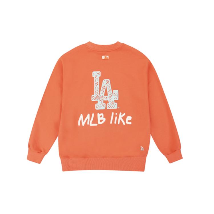New MLB Like Collection Sweatshirt Unisex Orange 31MT08011-07O