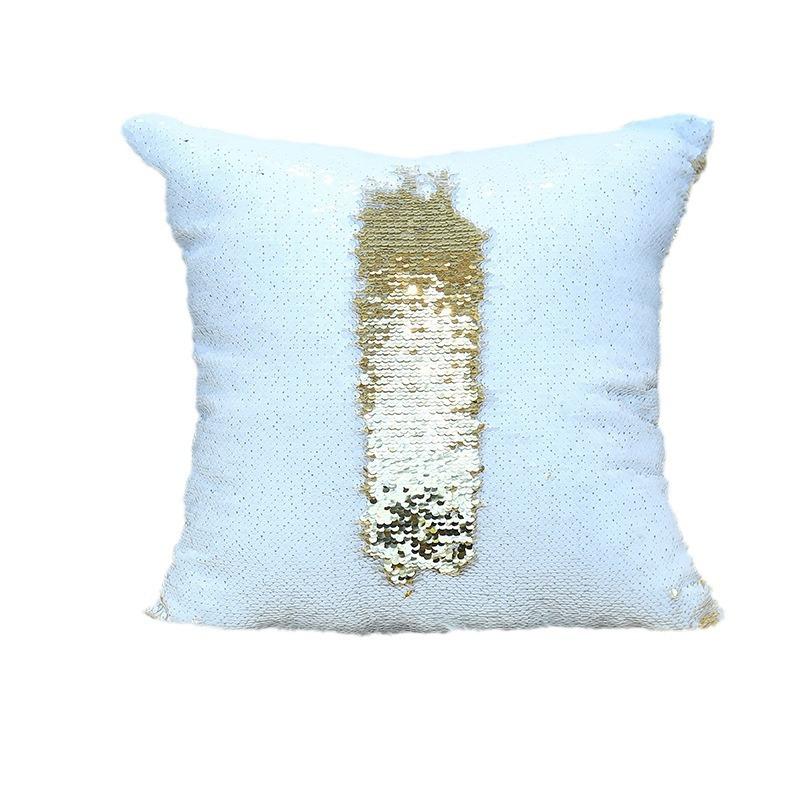 Sequined Pillowcase Contrasting Color Digital Series Cushion Cover Car Sofa Bedside Cushion Cover