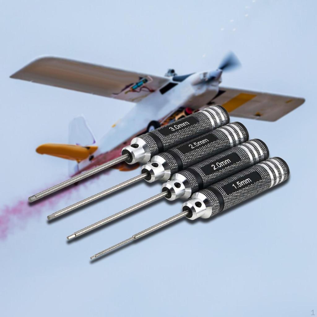 4 Pieces Hex Screw Driver Set Hexagon Screwdriver Socket for RC Drone