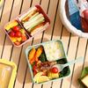 850/1100 ml Lunchbox mit Verschluss, gute Abdichtung, nützlich, für Kinder und Erwachsene, Picknick, tragbar, portioniert