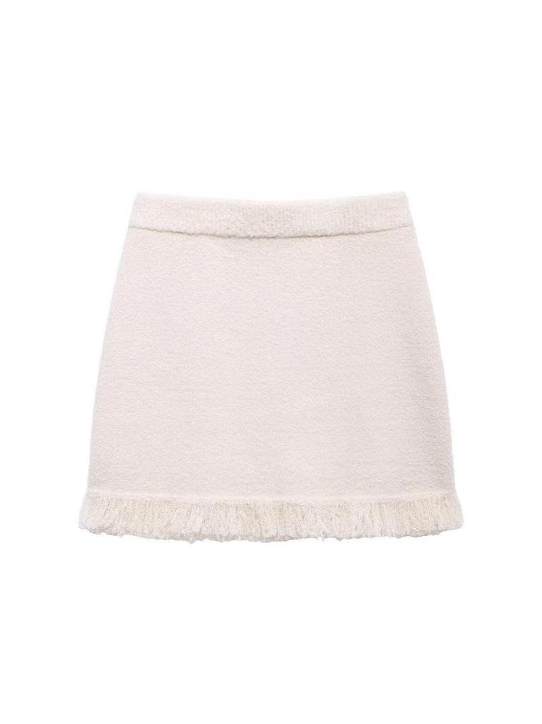 SHEIN Women's Autumn Bow Brooch Knitted Cardigan & Half Skirt Set: European-American Style.