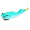 Artificial Duck Shape Fish Bait Lifelike Soft Silicone Lure Fishing Swimbait with HookGreen