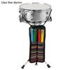 Style Folk Portable Knitted Drum Stick Gig Bag Drumsticks Storage Case Percussion Instrument Parts