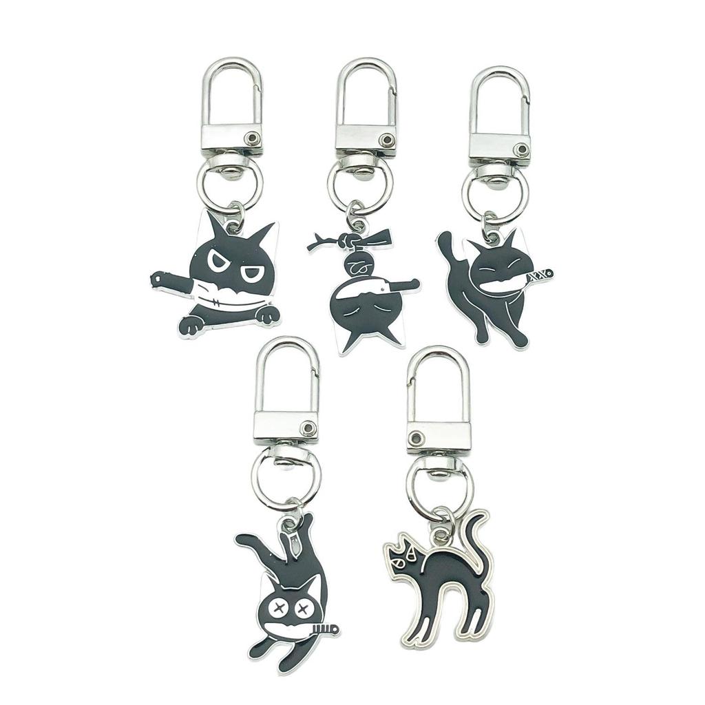 Cute Kitten Cartoon Keychain Pendant - Anime Backpack Decoration & Gift