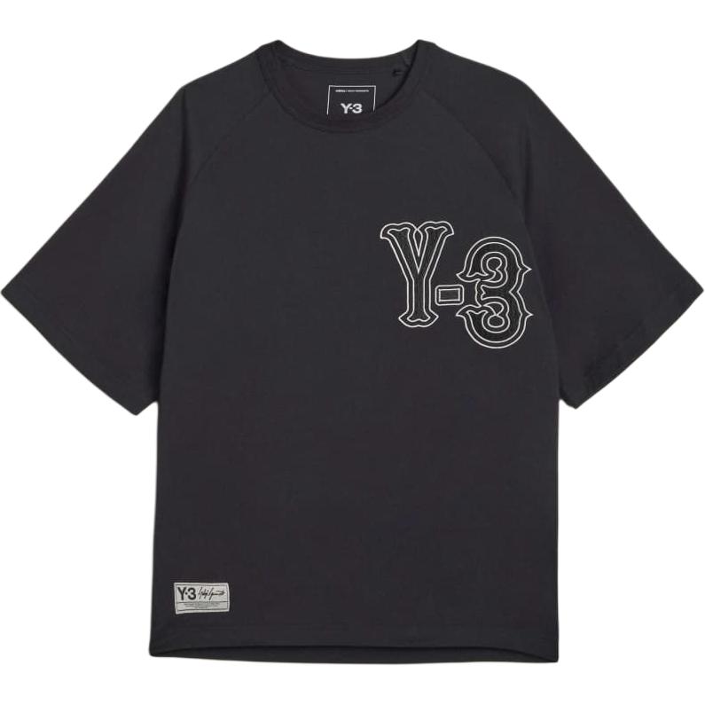 Y-3 EL5 GFX Short-Sleeve Tee Black Unisex Tops KQ9307 M