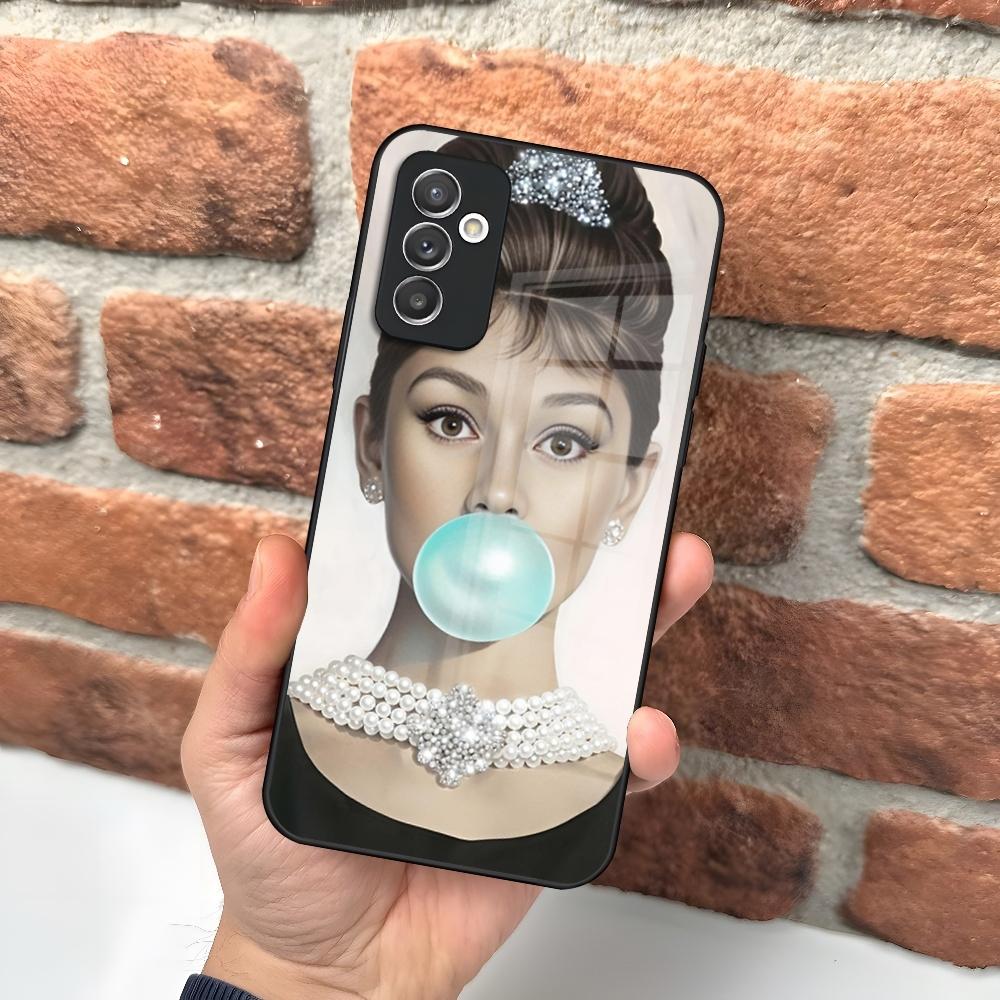 Audrey Hepburn Phone Case for Samsung A15 A25 A35 A55 A14 A12 A22 A32 A52 A11 A21 A31 A51 A05 A24 A34 A54 A13 23 A33 A53
