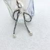 Crystal Beaded Butterfly Phone Lanyard Bowknot Star Charm Keychain Colorful Detachable Phone Chain Bag Purse Accessory