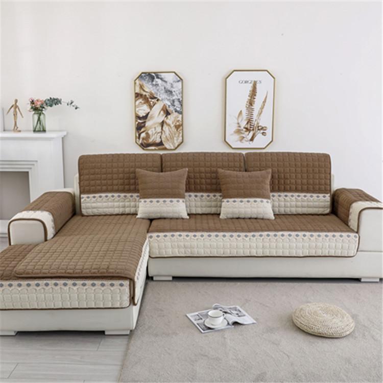 

Winter Thick Corduroy Sofa Cushion Modern Plush Living Room Comfortable Seat Cover Soft Durable 70*70