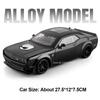 1:24 500K 300SL Miniature Model Vintage Car Alloy Diecast Sound Light Door Opened Shock Absorption Electroplate Vehicle for Kids