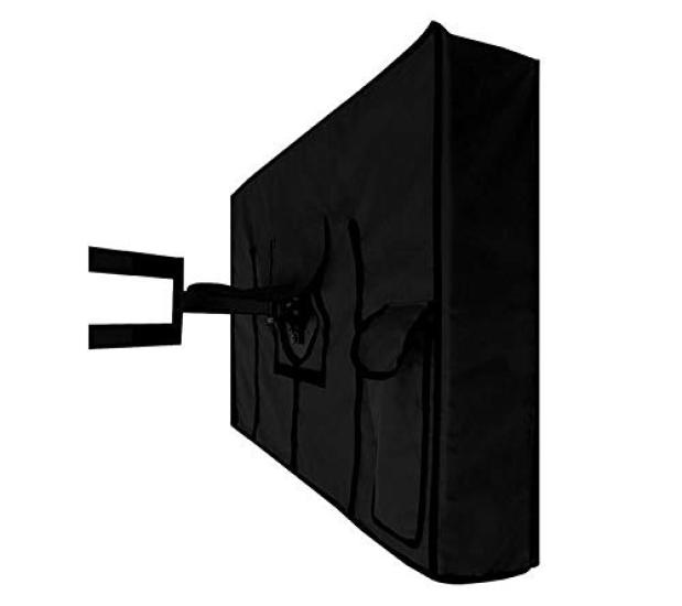 

Outdoor TV Cover Waterproof UV Flat Screen Protective Cover for to TV Indoor Dustproof UCARE Furniture Cover Fits Most Mounts and Brackets Black 22