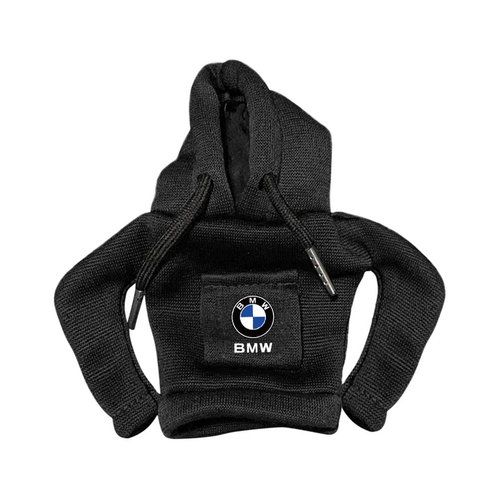 LLYEG1 Car Sticker 1pc Hoodie Handle Creative Car gear lever hoodie Shift Lever Cover Funny For BMW M E70 F32 X6 Auto Interior Accessor