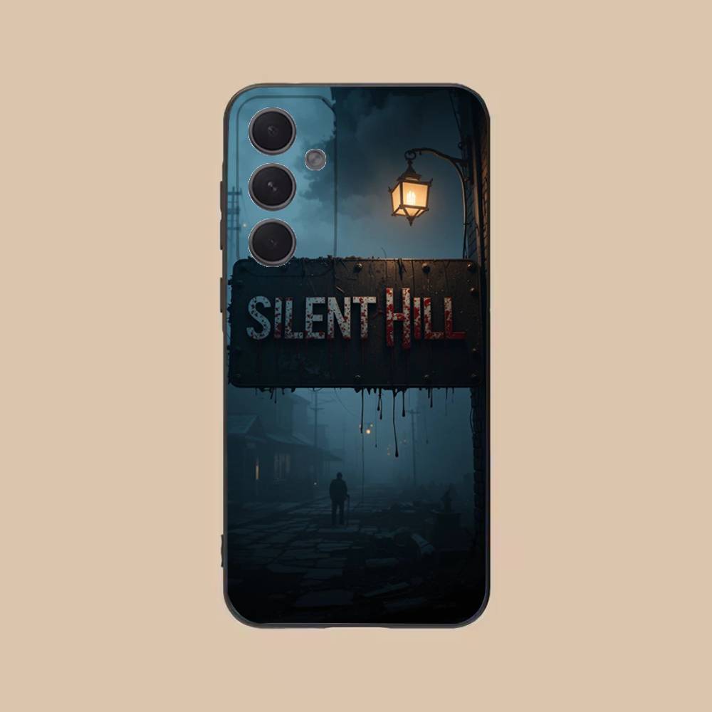 

S-Silent H-Hill Чехол для телефона Samsung S25,24,21,22,23,20,S30,Ultra,Plus,Fe,Lite,Note,5G Черный SamsungS24ULTRA