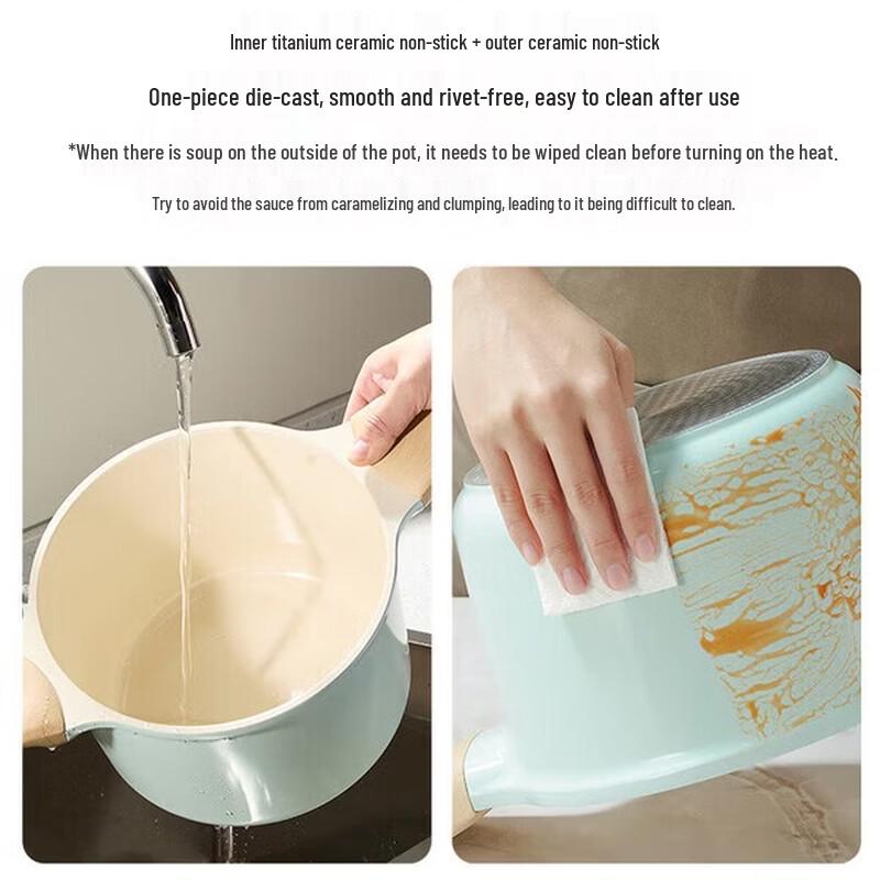 COOKER KING 18cm Ceramic Non-stick Milk Pot